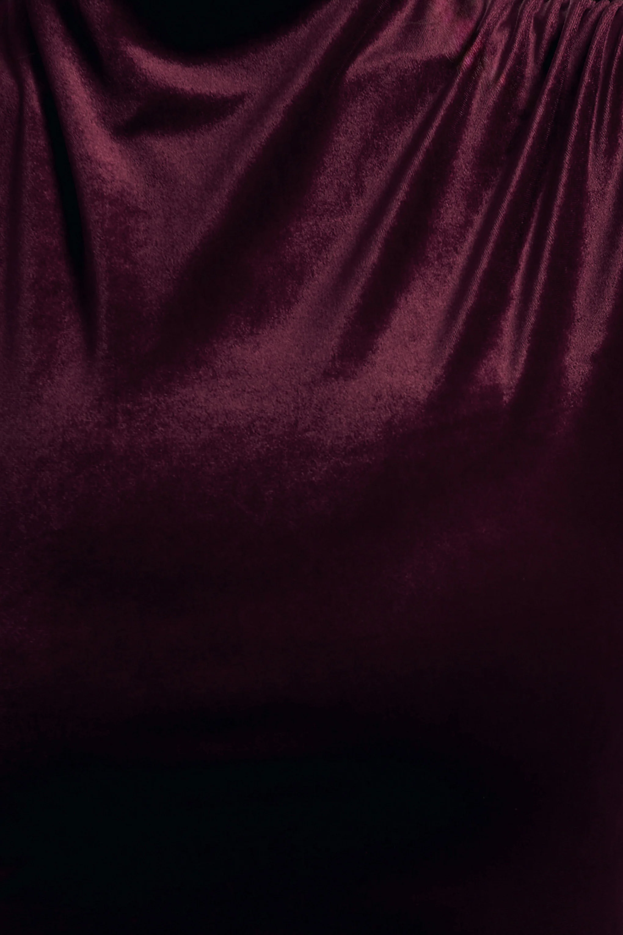 Abilene | Port Velvet High-Neck Split Maxi Dress - Image 6