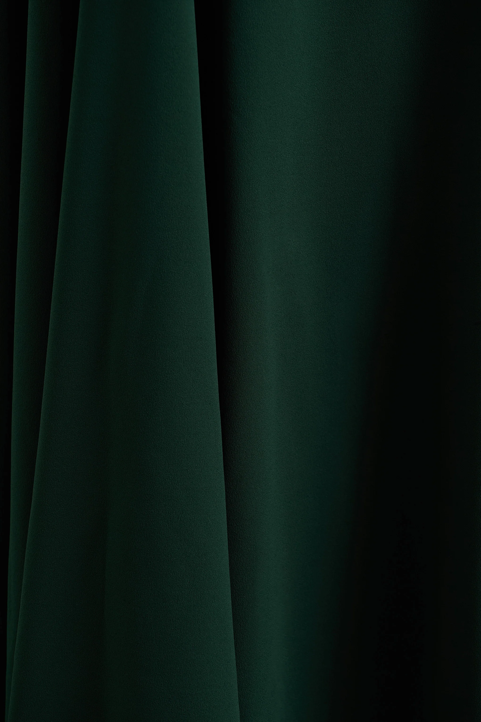 Alea | Dark Green High-Neck Short-Sleeve Maxi Dress - Image 6