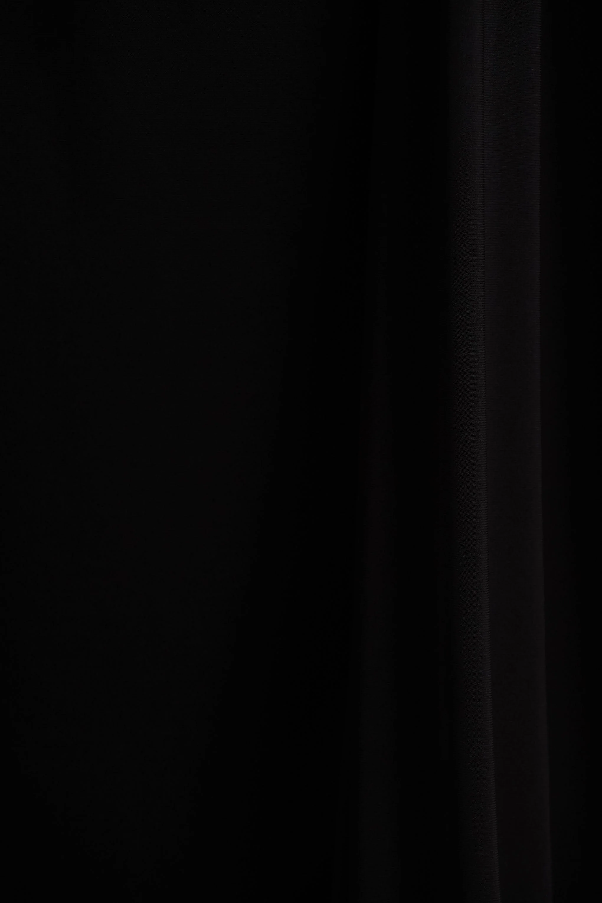 Bonnie | Black Asymmetric-Neck Maxi Dress With Open-Back - Image 6