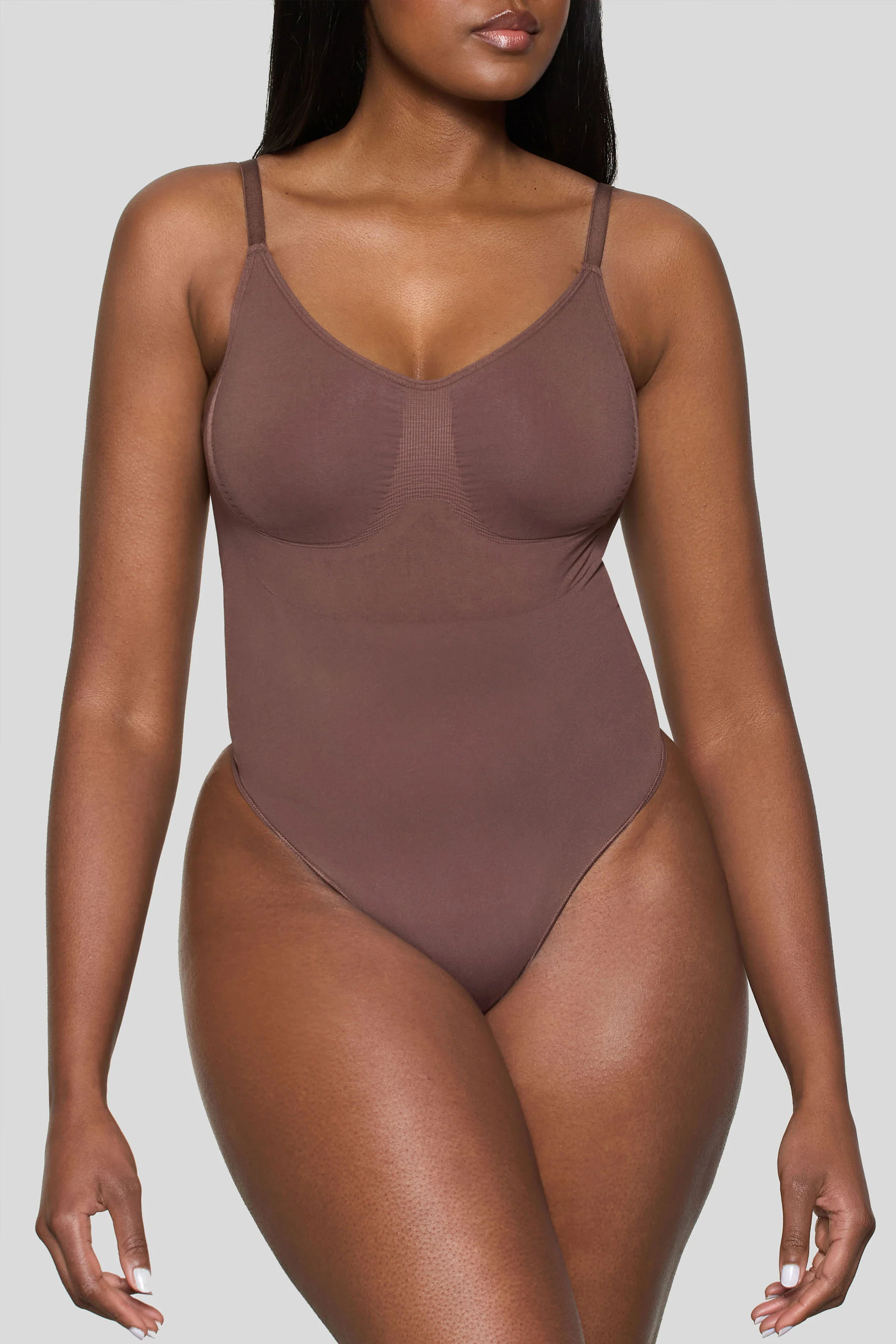 BOOMBA | Cocoa Bodysuit Thong Shapewear - Image 3