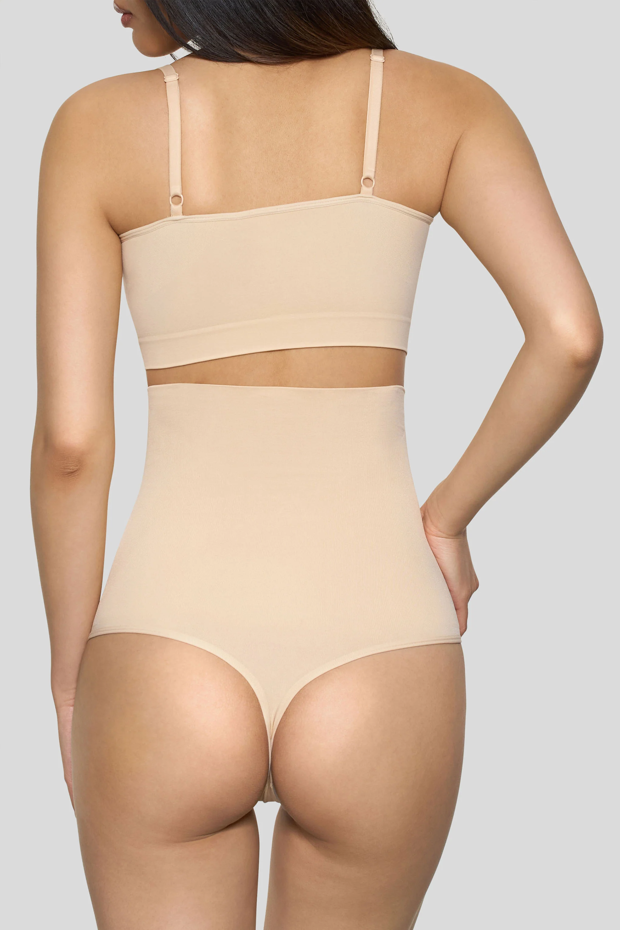 BOOMBA | Sand High-Waisted Thong Shapewear - Image 2