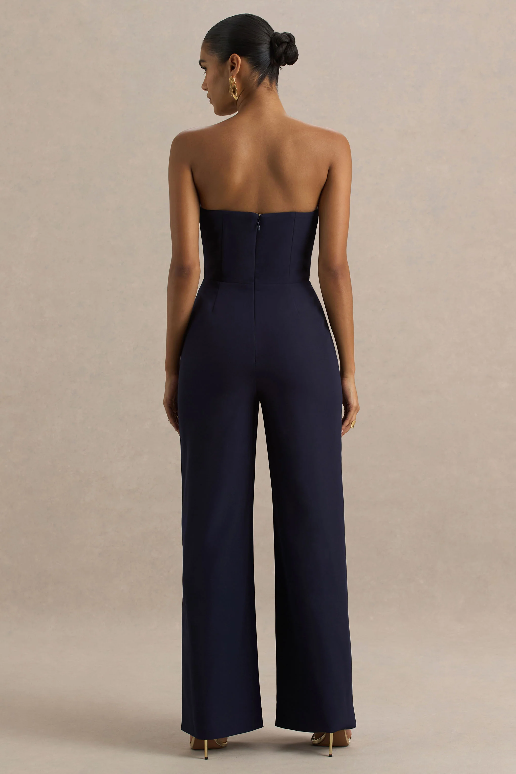 Dainty | Navy Sweetheart Jumpsuit - Image 2