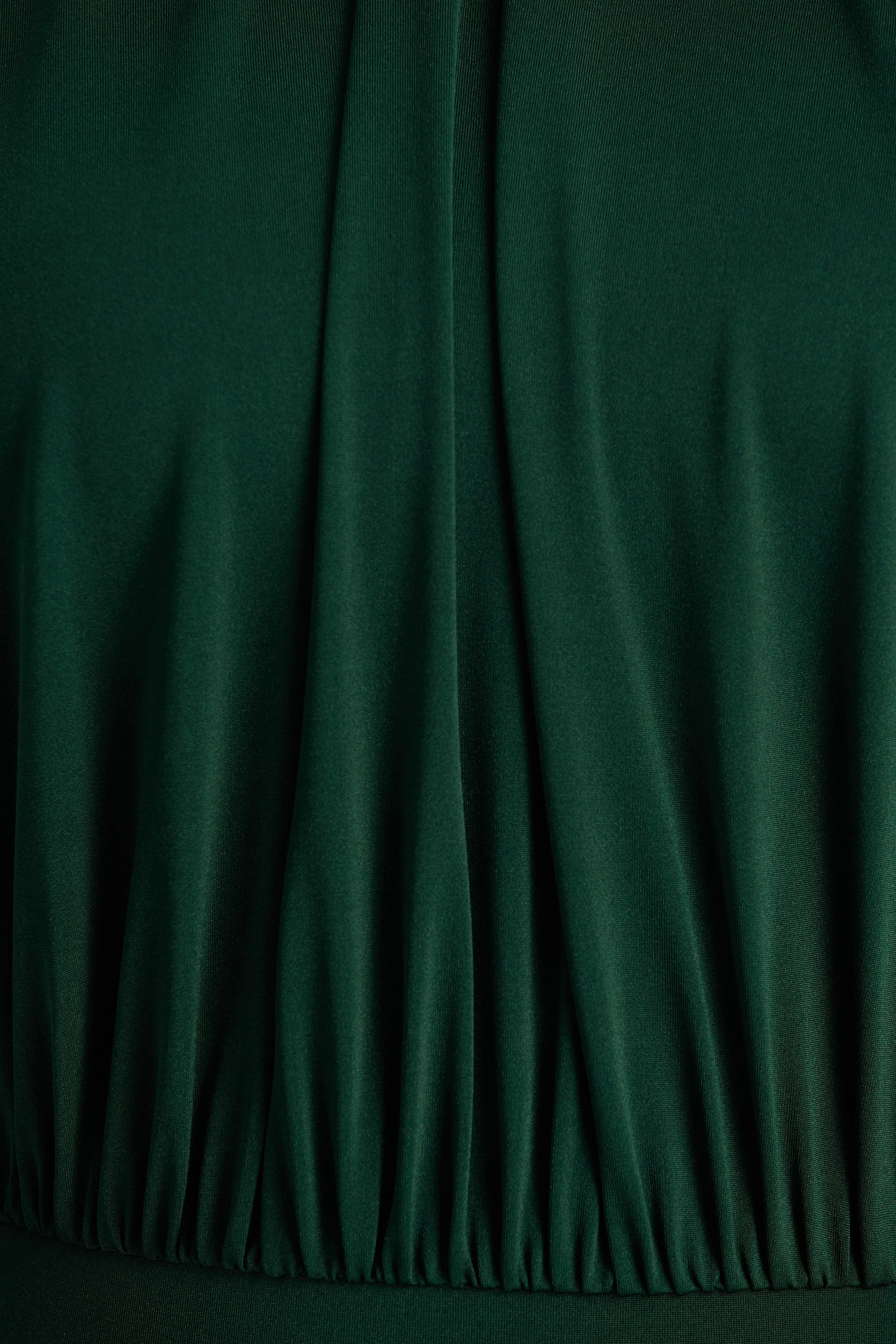Darielle | Bottle Green High-Neck Cape-Sleeve Maxi Dress - Image 6