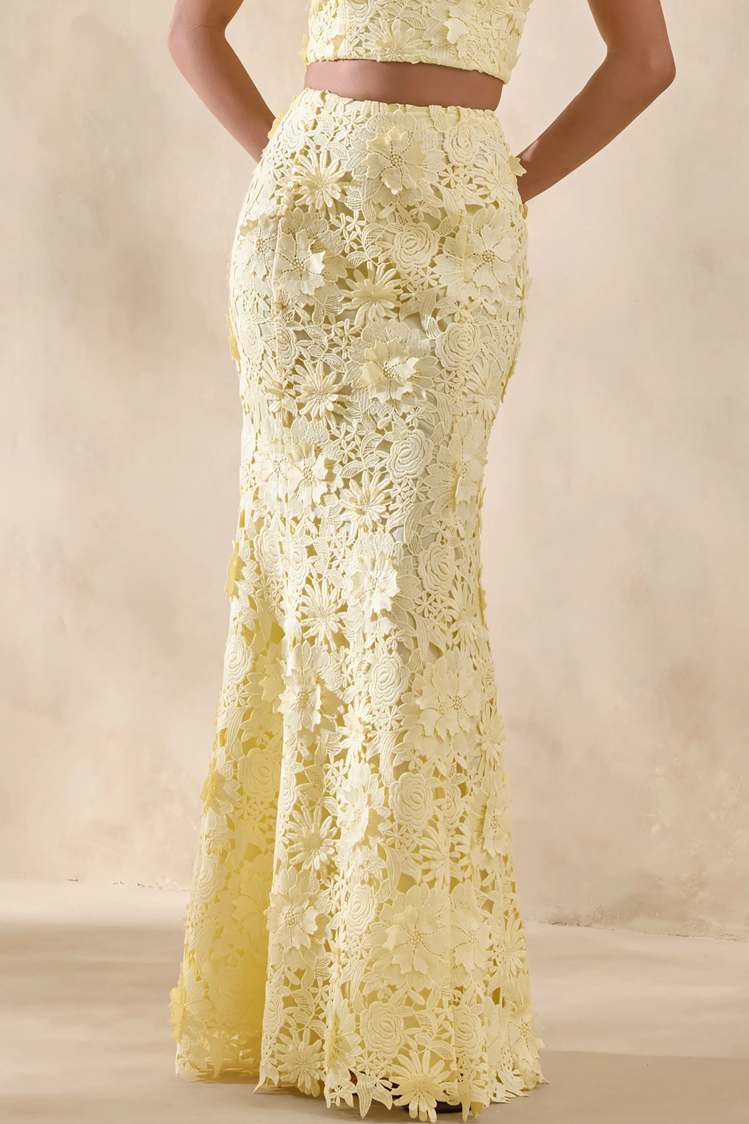 Esmara | Lemon Lace Maxi Skirt - Image 2