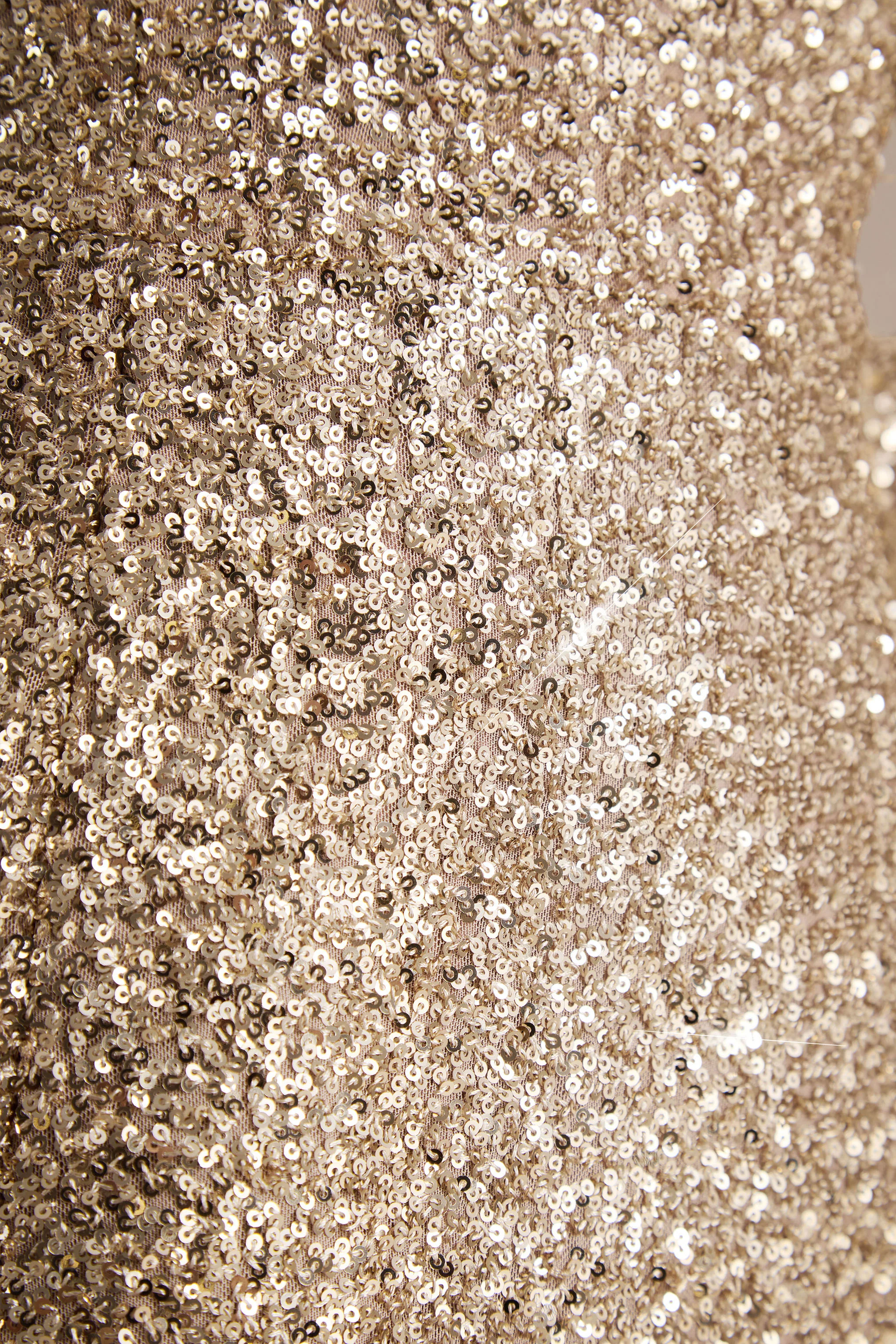 Invite | Gold Sequin Square-Neck Mini Dress - Image 6