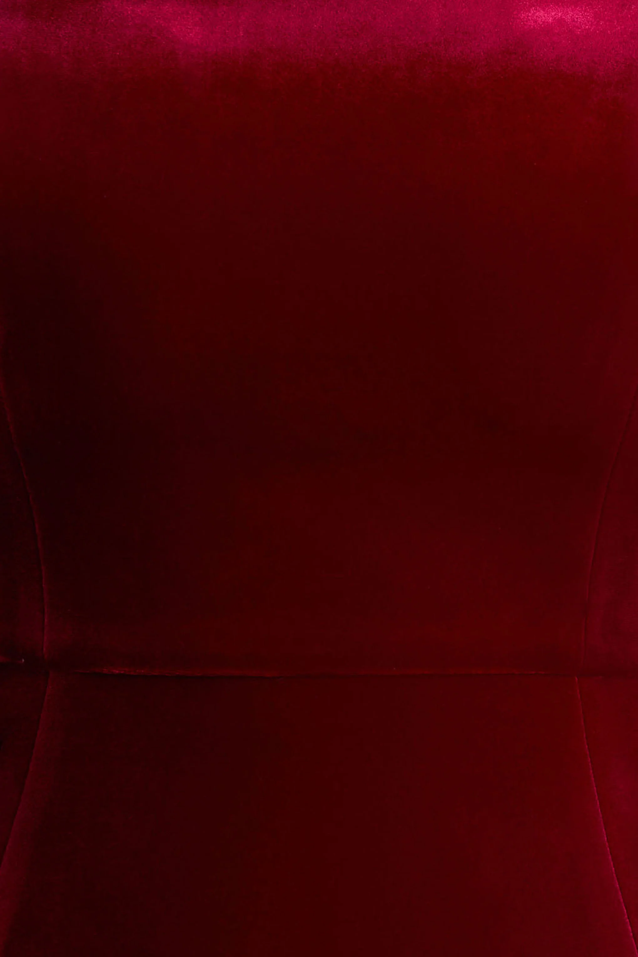Irresistible | Burgundy Velvet Square-Neck Mini Dress - Image 6