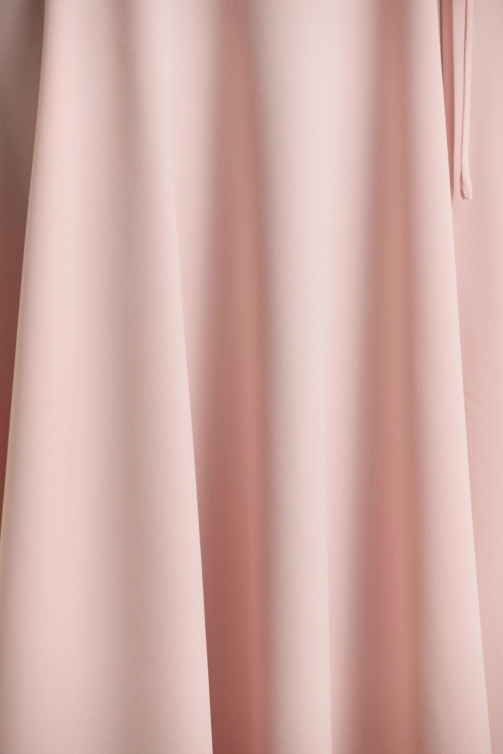 Julieta | Baby Pink Asymmetric-Neck Maxi Dress With Bow Detail And Open-Back - Image 7