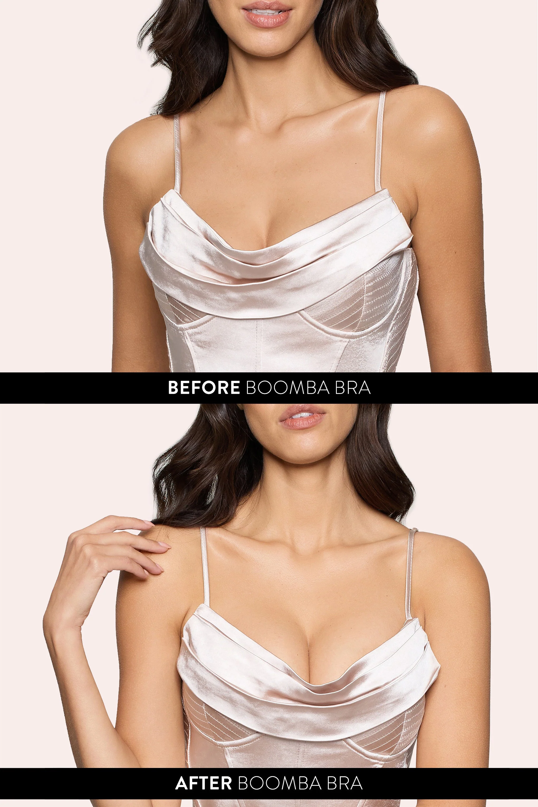 Magic Sticky Bra | Boomba Beige Padded Sticky Bra - Image 2
