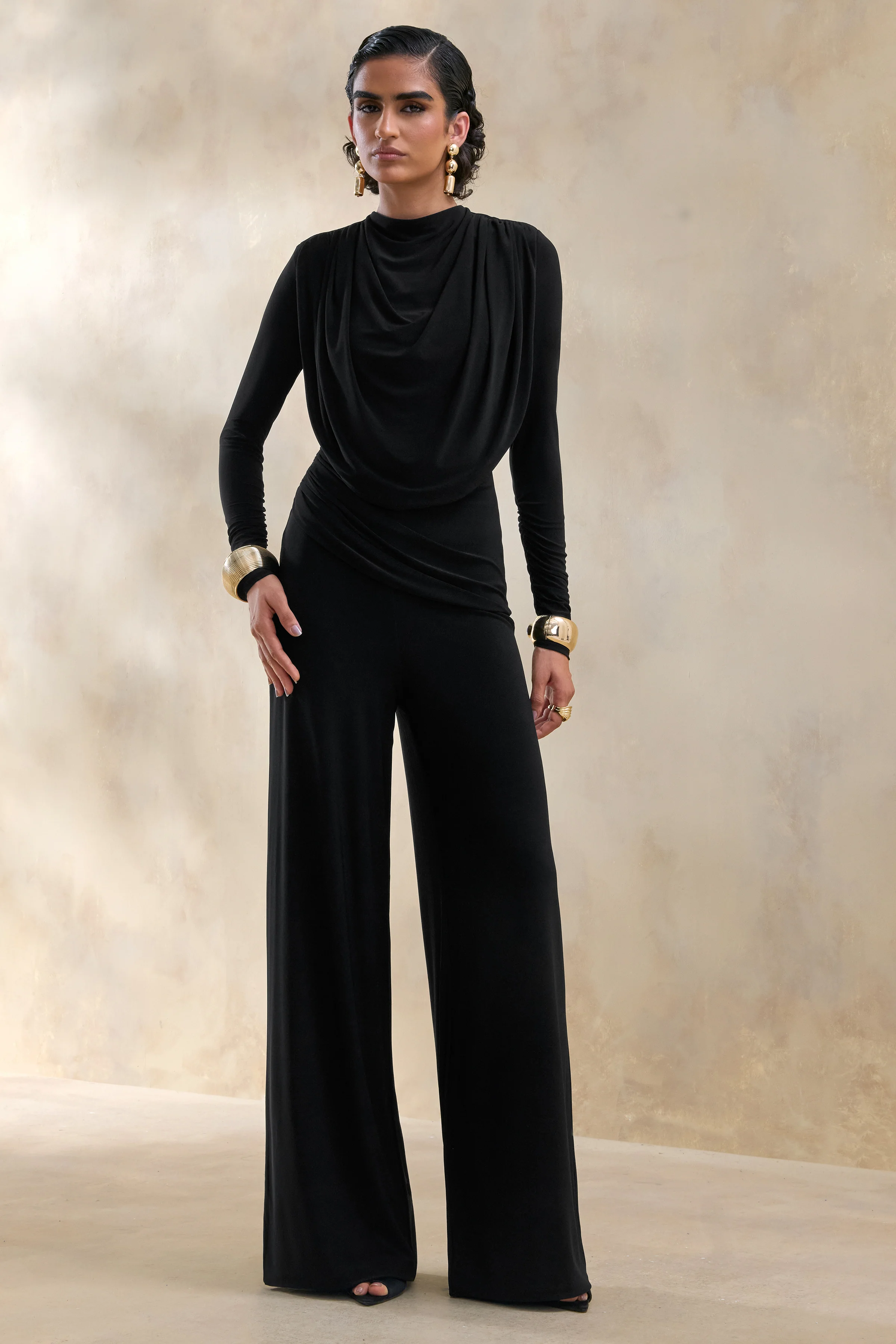 Safirra | Black Wide-Leg Trouser - Image 6