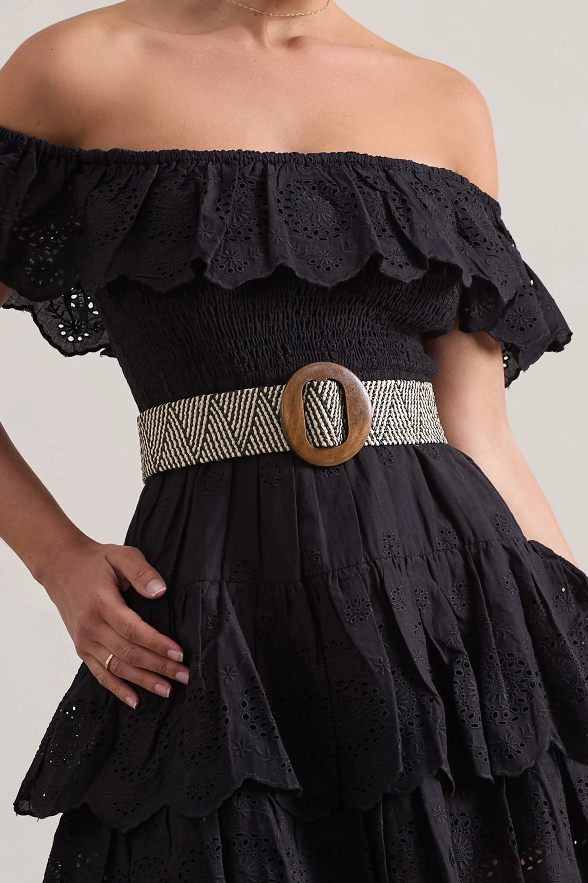 Salassa | Patterned Woven Belt - Image 3