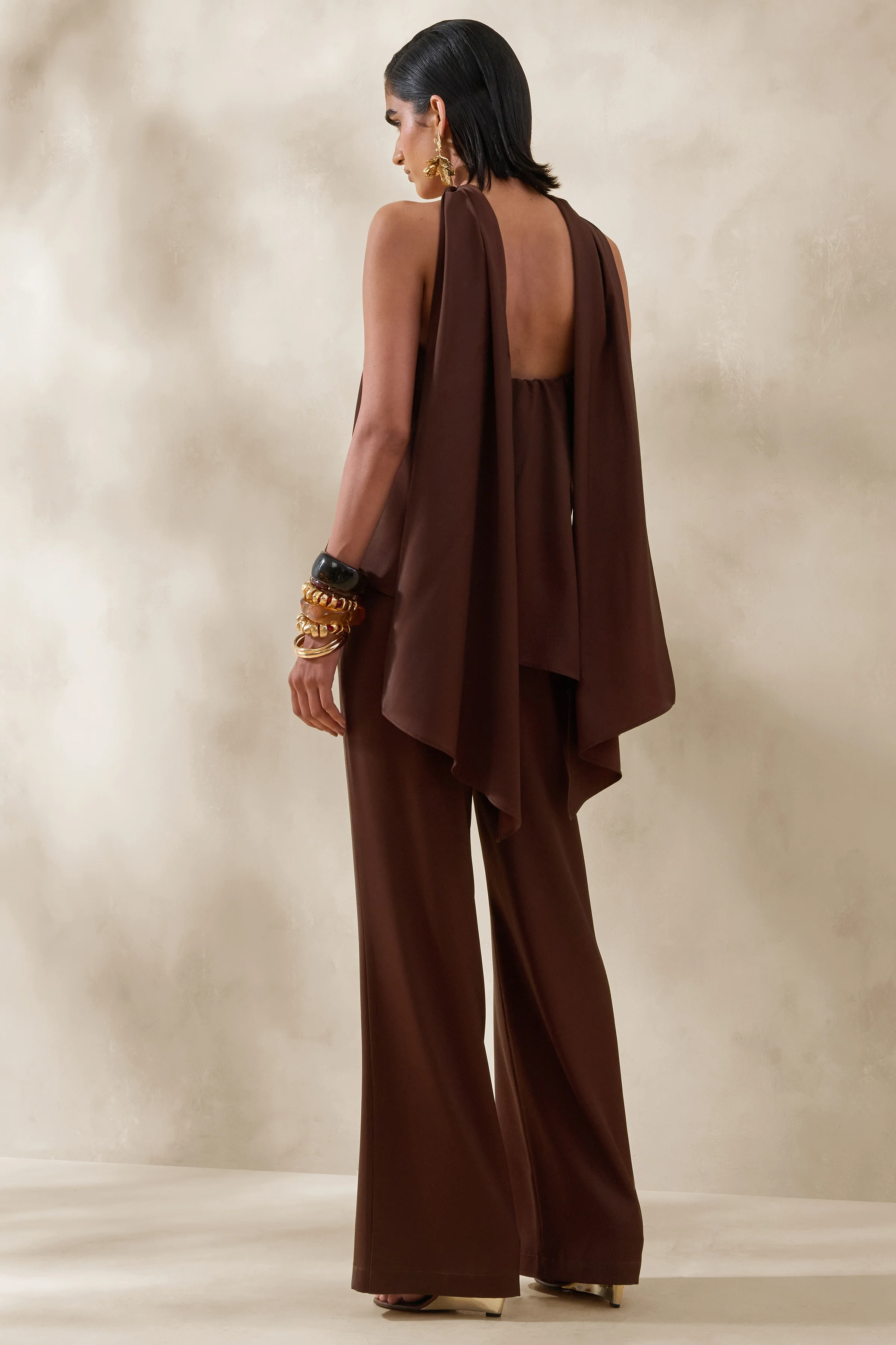 Seloria | Brown Wide-Leg Trouser - Image 2